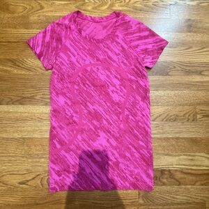 Lululemon sonic pink swiftly tech normal length